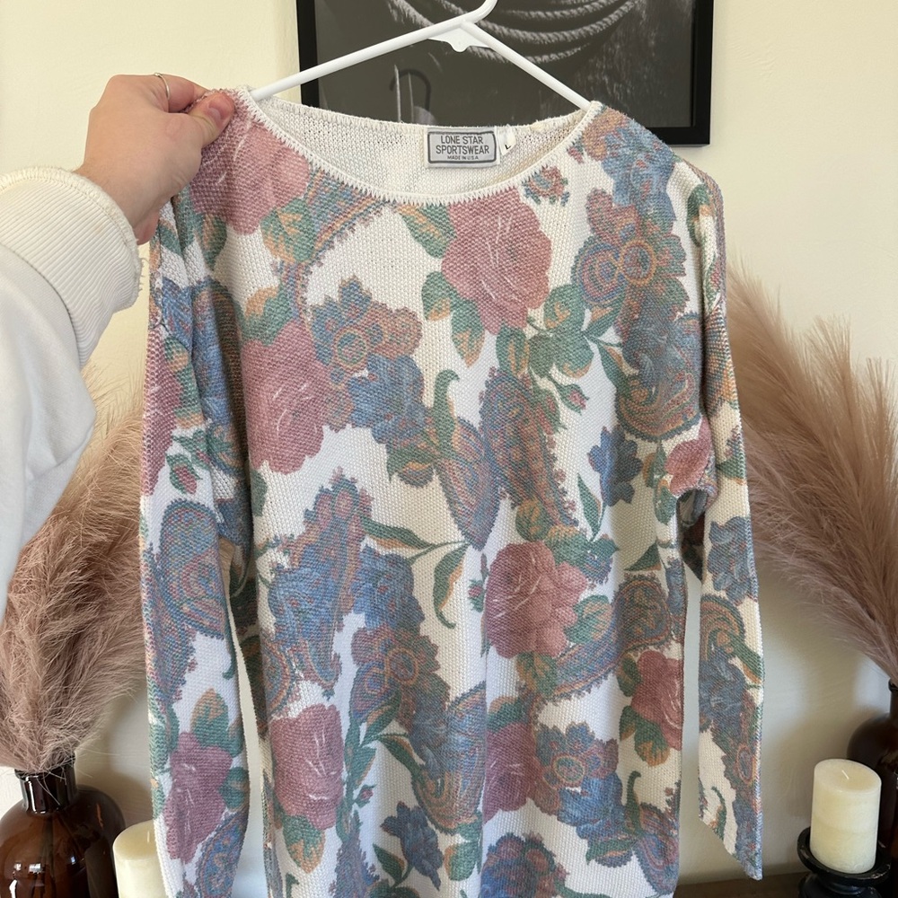 Coldwater Creek Multicolor Knit Sweater